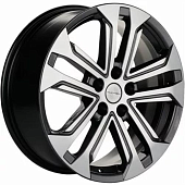 Диски Khomen KHW 1803 7x18 5*114.3 ET40 DIA64.1 Black Литой купить с бесплатной доставкой в пункты выдачи в Петербурге
